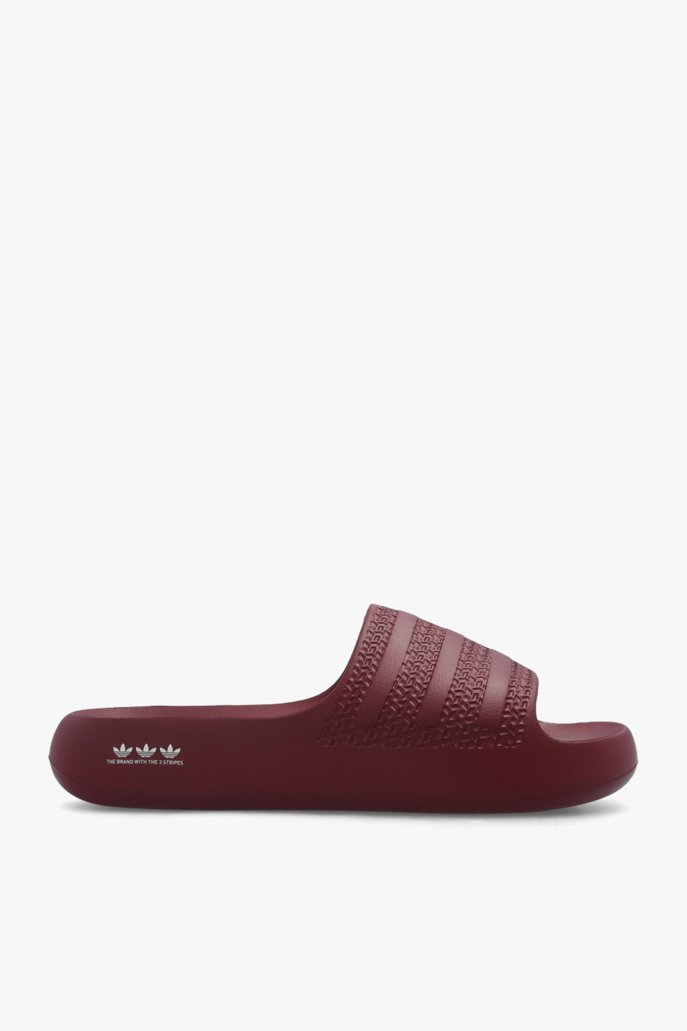 Adidas slides hot sale maroon